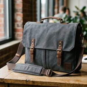 Premium Vintage Messenger Laptop Bag