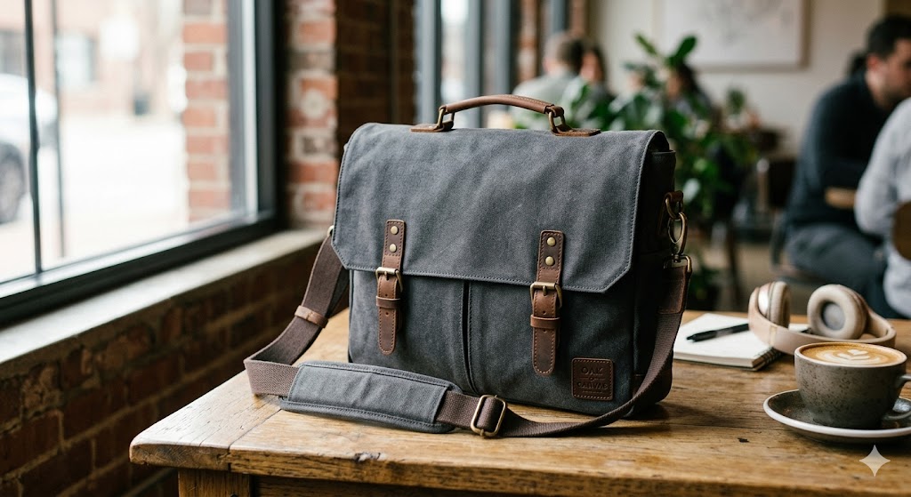 Premium Vintage Messenger Laptop Bag